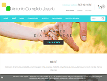 Tablet Screenshot of antoniocumplido.com